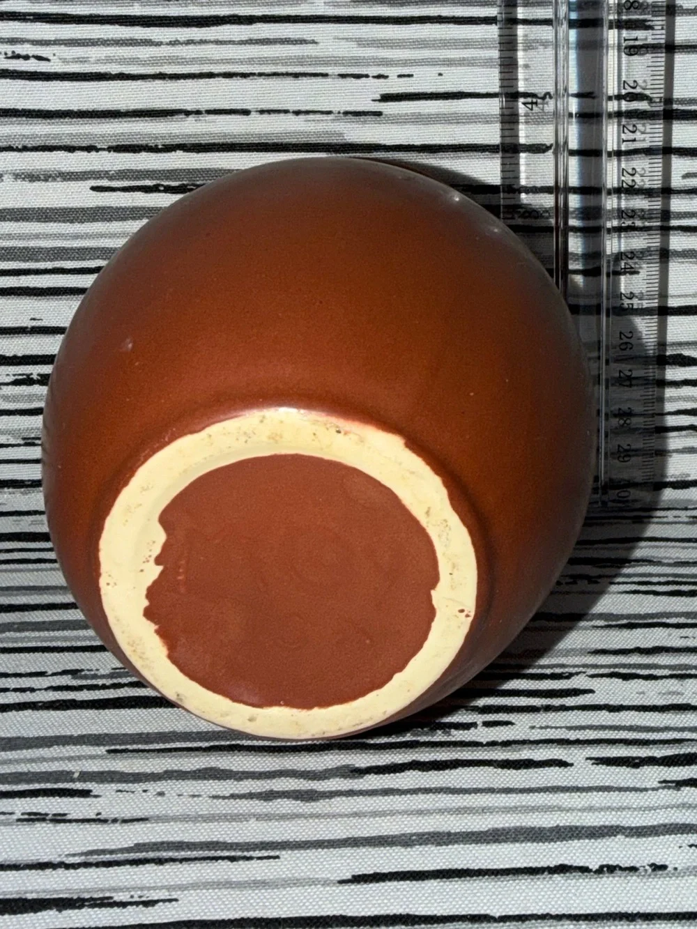 1940-1950 Mccoy Brown Matte Ceramic Vase